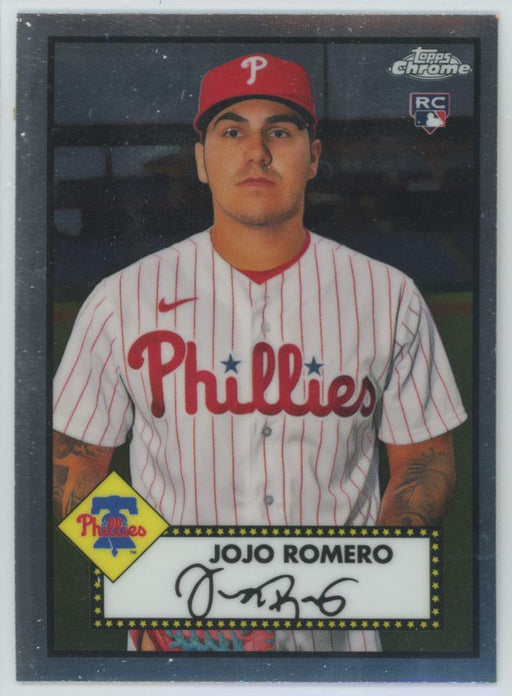 JoJo Romero 2021 Topps Chrome Platinum Anniversary # 78 RC Philadelphia Phillies - Collectible Craze America