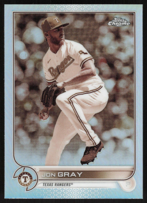 Jon Gray 2022 Topps Chrome # 23 Sepia Refractor Texas Rangers - Collectible Craze America