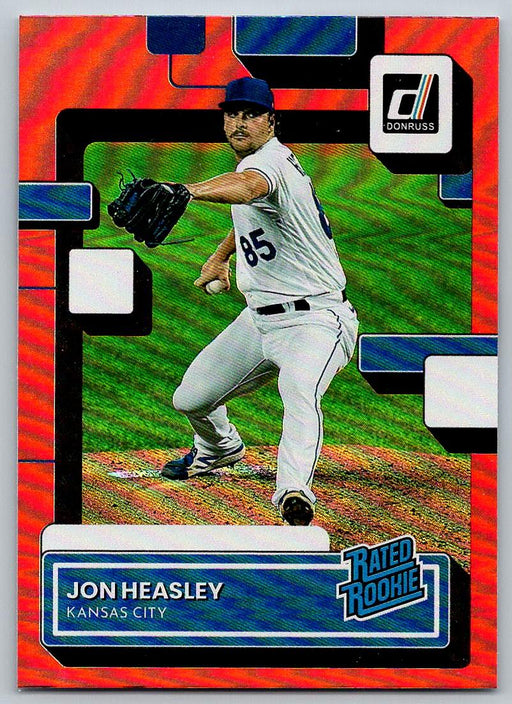 Jon Heasley 2022 Donruss Baseball # 65 Holo Red Kansas City Royals - Collectible Craze America