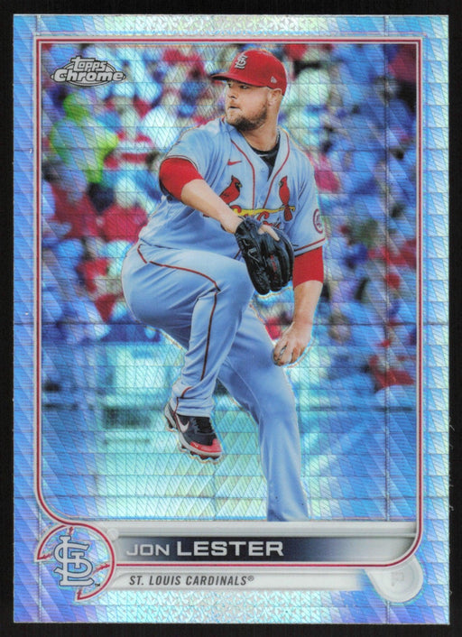 Jon Lester 2022 Topps Chrome # 187 Prism Refractor St. Louis Cardinals - Collectible Craze America