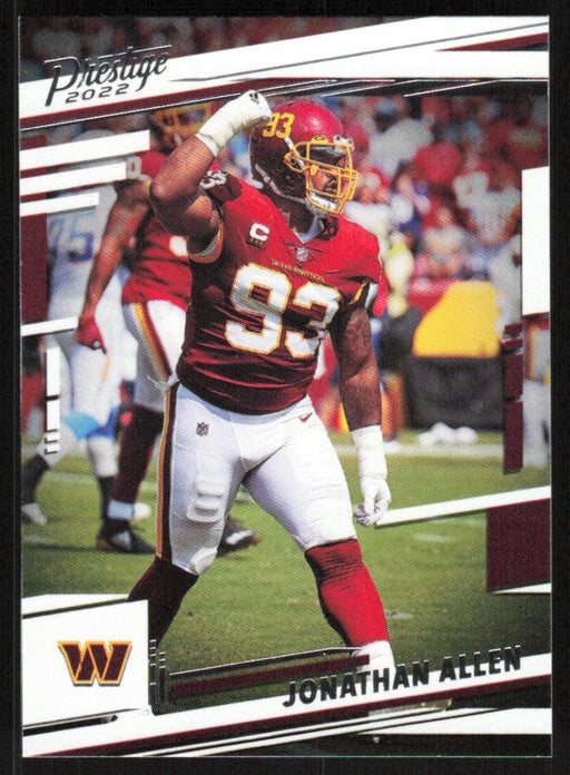 Jonathan Allen 2022 Panini Prestige # 298 Washington Commanders - Collectible Craze America