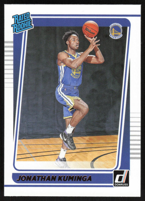Jonathan Kuminga 2021 Donruss Rated Rookie # 240 RC Golden State Warriors - Collectible Craze America