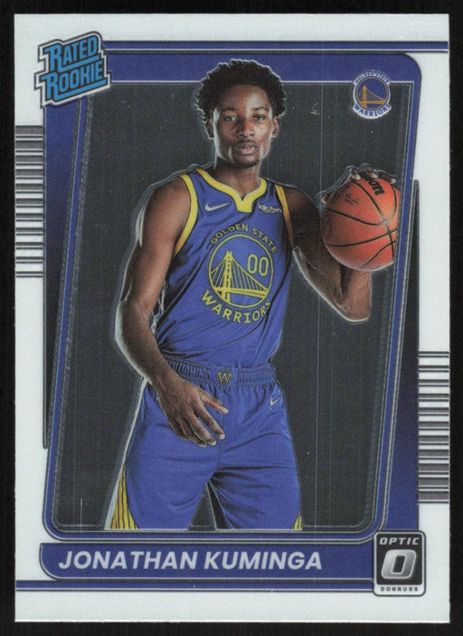 Jonathan Kuminga 2021 Panini Donruss Optic Rated Rookie # 190 RC Golden State Warriors - Collectible Craze America
