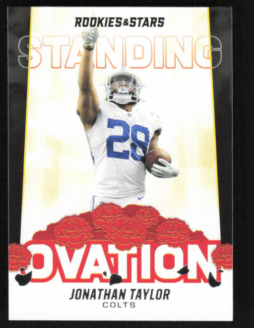 Jonathan Taylor 2021 Panini Rookie & Stars # SO-15 Standing Ovation Indianapolis Colts - Collectible Craze America