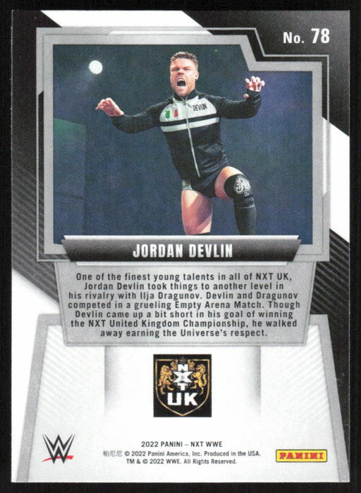 Jordan Devlin 2022 Panini NXT WWE # 78 Base NXT UK - Collectible Craze America