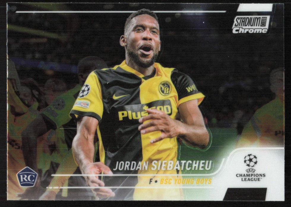 Jordan Siebatcheu 2021 Topps Stadium Club Chrome UEFA Champions League # 70 RC BSC Young Boys Base - Collectible Craze America