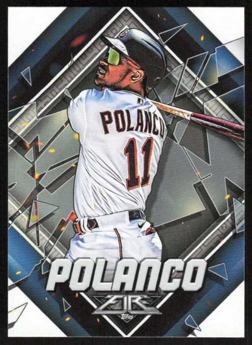 Jorge Polanco 2022 Topps Fire Baseball # 162 Minnesota Twins Base - Collectible Craze America