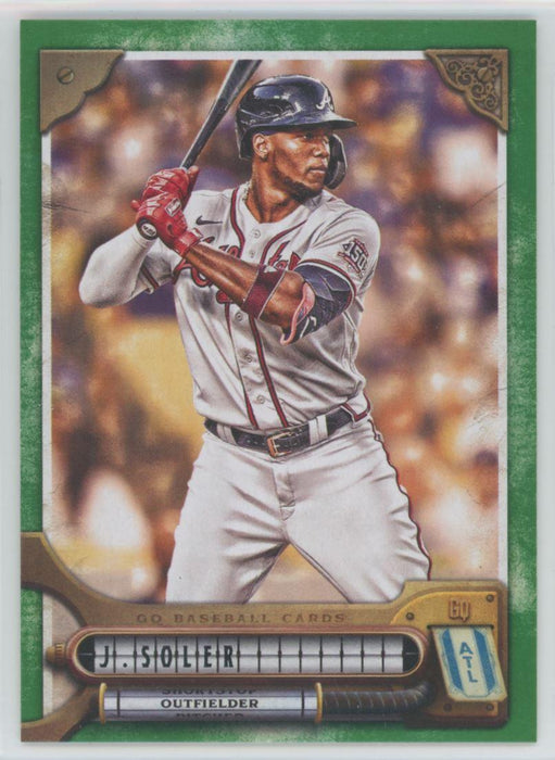 Jorge Soler 2022 Topps Gypsy Queen # 199 Green Atlanta Braves - Collectible Craze America