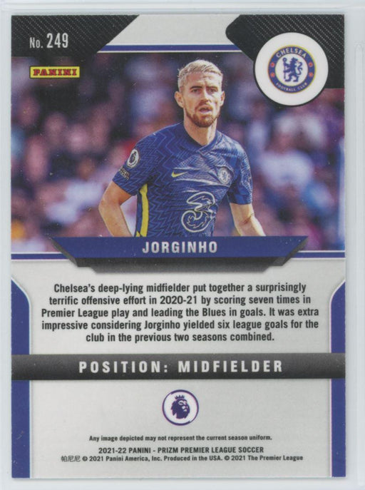 Jorginho 2021 Panini Prizm Premier League Soccer # 249 - Collectible Craze America