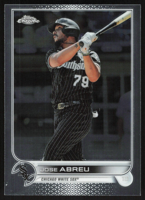 Jose Abreu 2022 Topps Chrome Baseball # 28 Chicago White Sox Base - Collectible Craze America