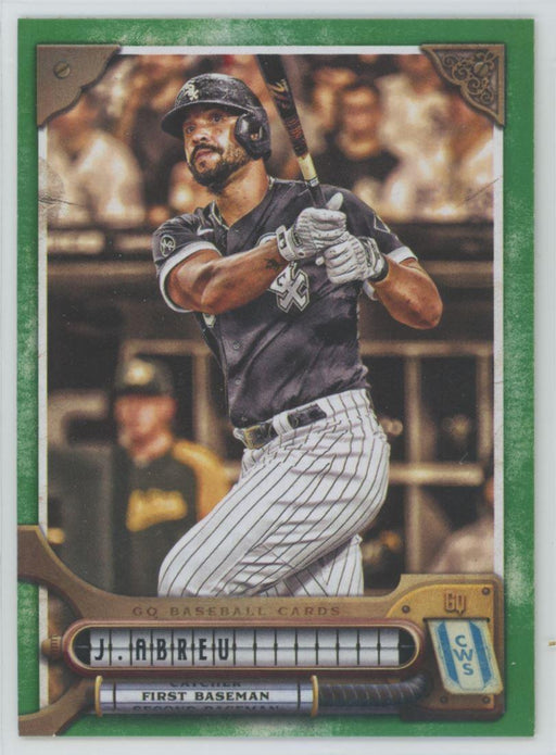 Jose Abreu 2022 Topps Gypsy Queen # 155 Green Border Chicago White Sox - Collectible Craze America