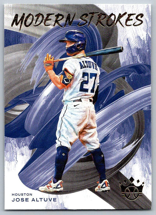 Jose Altuve 2022 Panini Diamond Kings # MS-5 Modern Strokes Houston Astros - Collectible Craze America