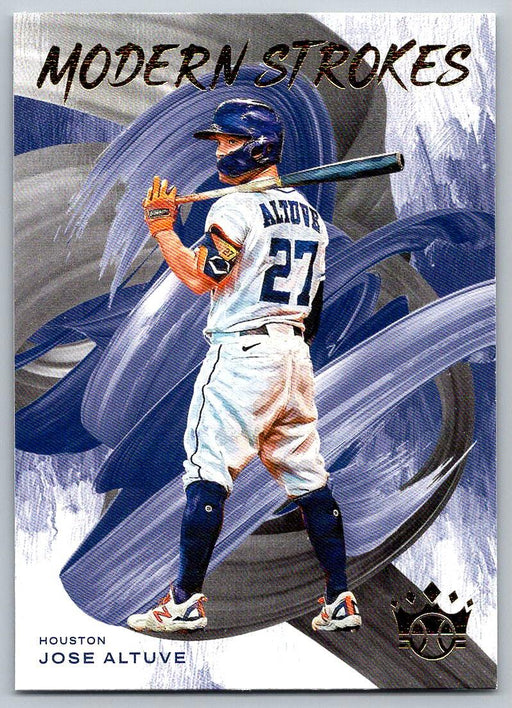 Jose Altuve 2022 Panini Diamond Kings # MS-5 Modern Strokes Houston Astros - Collectible Craze America