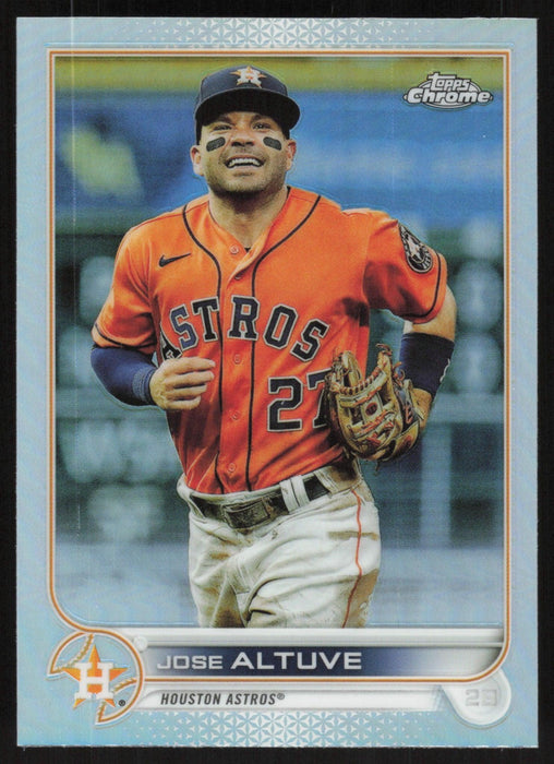 Jose Altuve 2022 Topps Chrome # 6 Refractor Houston Astros - Collectible Craze America