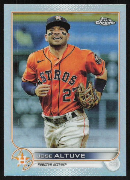 Jose Altuve 2022 Topps Chrome # 6 Refractor Houston Astros - Collectible Craze America