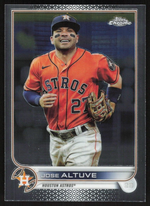 Jose Altuve 2022 Topps Chrome Baseball # 6 Houston Astros Base - Collectible Craze America