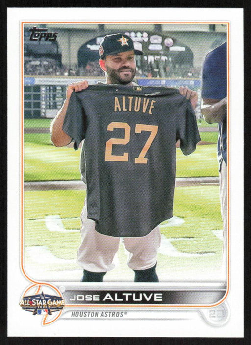 Jose Altuve 2022 Topps Update # ASG-9 All Star Game Houston Astros - Collectible Craze America