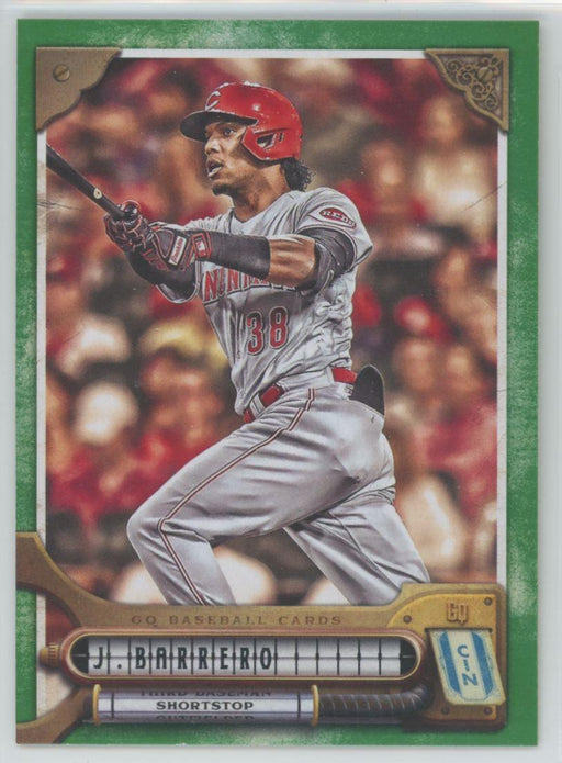 Jose Barrero 2022 Topps Gypsy Queen # 62 Green Border Cincinnati Reds - Collectible Craze America