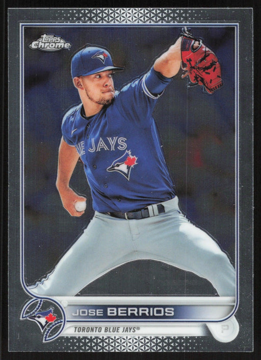 Jose Berrios 2022 Topps Chrome Baseball # 104 Toronto Blue Jays Base - Collectible Craze America