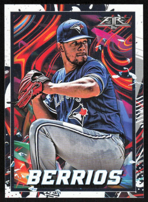 Jose Berrios 2022 Topps Fire Baseball # 140 Toronto Blue Jays Base - Collectible Craze America