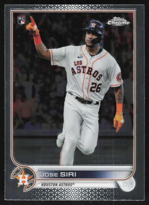 Jose Siri 2022 Topps Chrome Baseball # 204 RC Houston Astros Base - Collectible Craze America