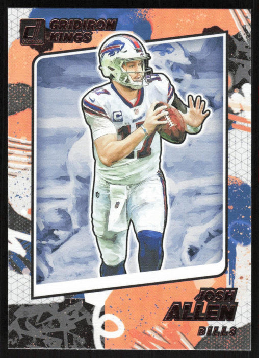 Josh Allen 2021 Donruss Gridiron Kings # GK6 Buffalo Bills - Collectible Craze America