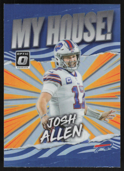 Josh Allen 2021 Donruss Optic My House! # MH-8 Silver Prizm Buffalo Bills - Collectible Craze America