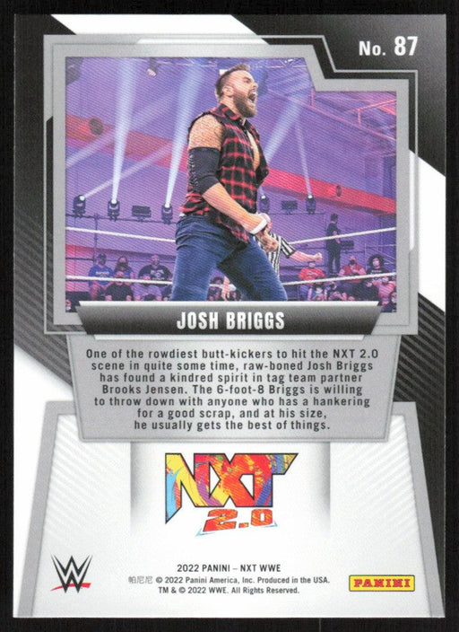 Josh Briggs 2022 Panini NXT WWE # 87 Base NXT 2.0 - Collectible Craze America