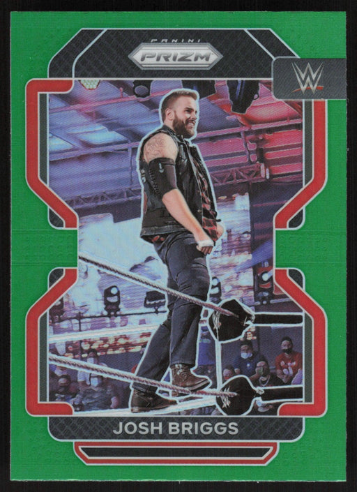 Josh Briggs 2022 Panini Prizm WWE NXT 2.0 # 177 Green Prizm - Collectible Craze America