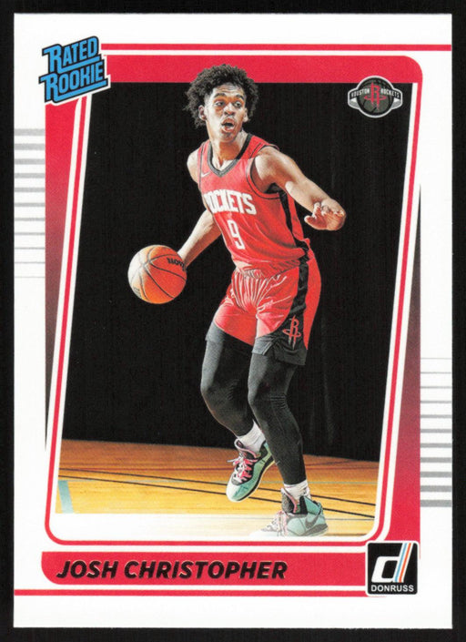 Josh Christopher 2021 Donruss Rated Rookie # 250 RC Houston Rockets - Collectible Craze America