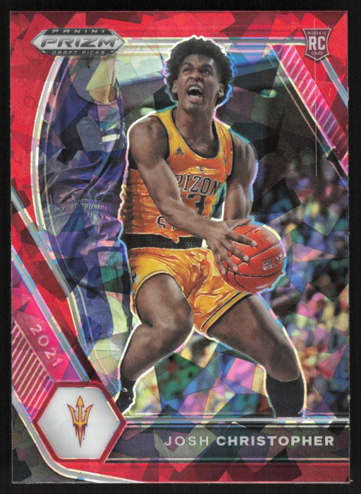 Josh Christopher 2021 Panini Prizm Draft Picks # 22 RC Red Ice Prizm Arizona State Sun Devils - Collectible Craze America