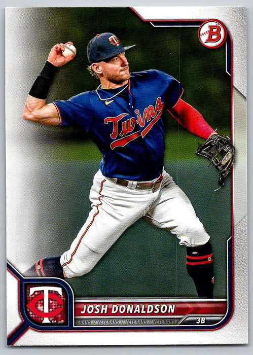 Josh Donaldson 2022 Bowman # 80 Minnesota Twins - Collectible Craze America