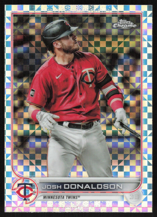 Josh Donaldson 2022 Topps Chrome # 22 X-Fractor Minnesota Twins - Collectible Craze America