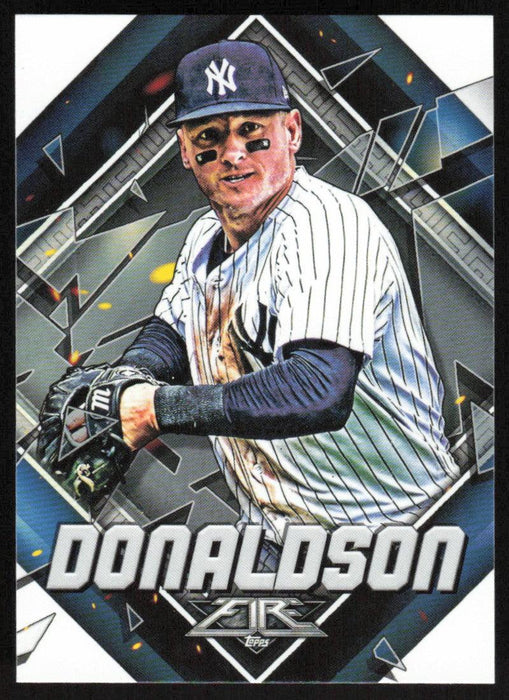 Josh Donaldson 2022 Topps Fire Baseball # 98 New York Yankees Base - Collectible Craze America