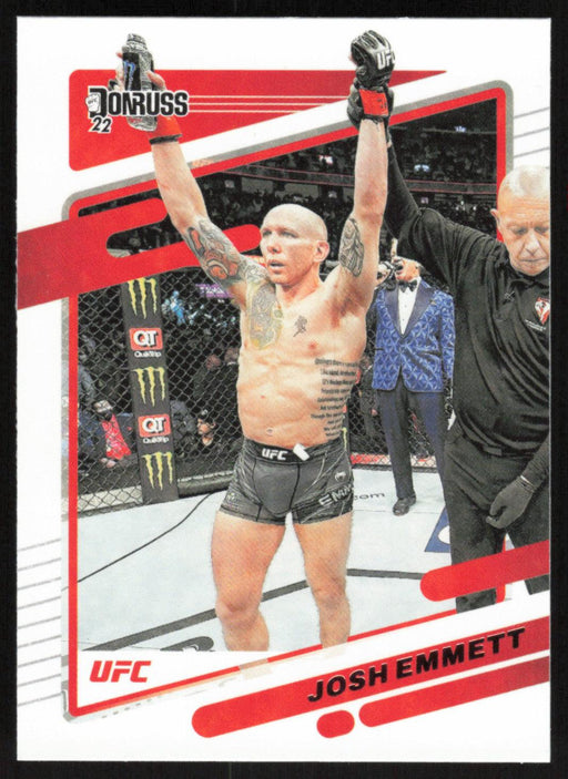 Josh Emmett 2022 Panini Donruss UFC Base # 42 Featherweight - Collectible Craze America