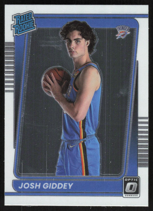 Josh Giddey 2021 Panini Donruss Optic Rated Rookie # 152 RC Oklahoma City Thunder - Collectible Craze America