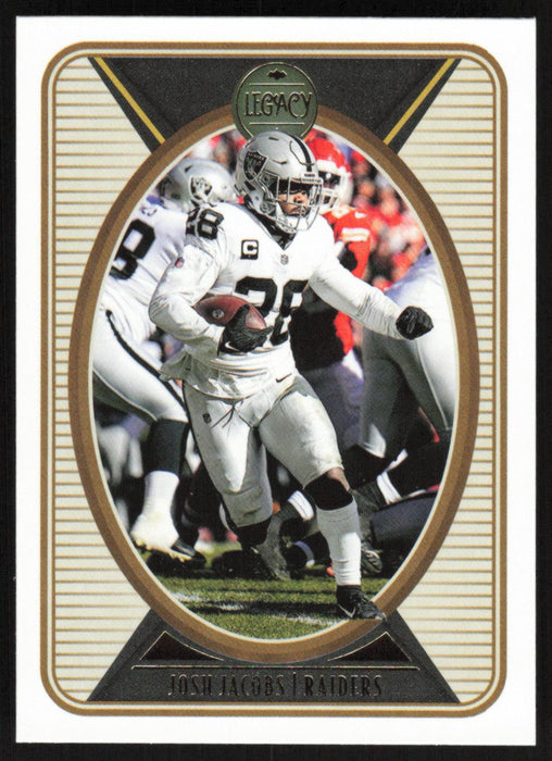 Josh Jacobs 2022 Panini Legacy Football Base # 57 Las Vegas Raiders - Collectible Craze America