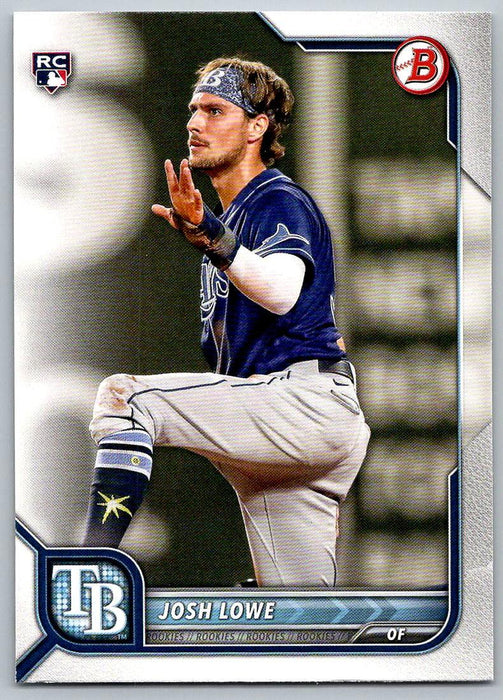 Josh Lowe 2022 Bowman # 33 RC Tampa Bay Rays - Collectible Craze America