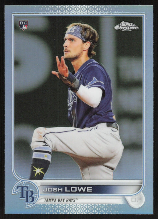 Josh Lowe 2022 Topps Chrome Baseball # 83 RC Refractor Tampa Bay Rays - Collectible Craze America