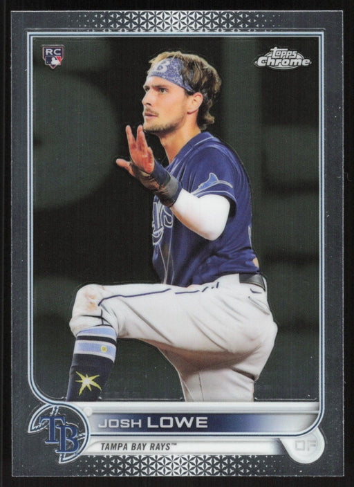 Josh Lowe 2022 Topps Chrome Baseball # 83 RC Tampa Bay Rays Base - Collectible Craze America