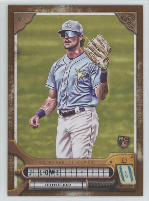 Josh Lowe 2022 Topps Gypsy Queen # 52 RC 194/399 Burnt Umber Tampa Bay Rays - Collectible Craze America