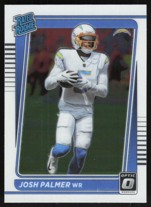 Josh Palmer 2021 Donruss Optic Rated Rooke # 229 RC Los Angeles Chargers Base - Collectible Craze America