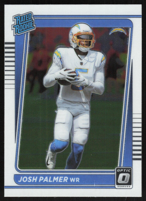 Josh Palmer 2021 Donruss Optic Rated Rooke # 229 RC Los Angeles Chargers Base - Collectible Craze America