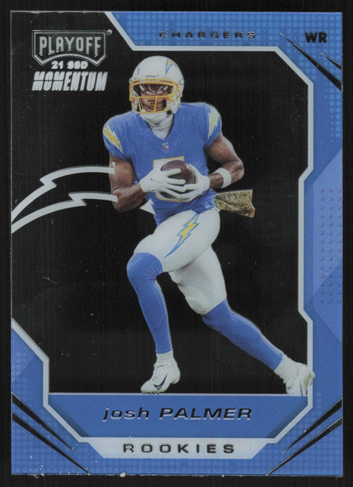 Josh Palmer 2021 Panini Chronicles Playoff Momentum Rookies # PMR-22 RC Los Angeles Chargers - Collectible Craze America