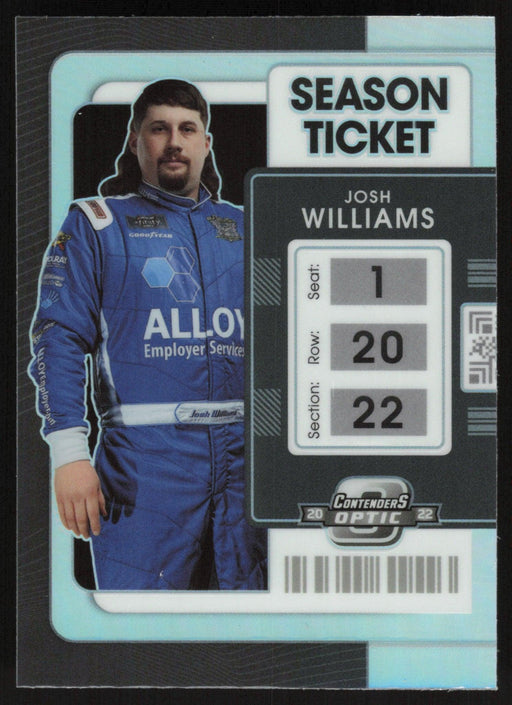 Josh Williams 2022 Panini Chronicles Racing Contenders Optic # 14 Silver Prizm - Collectible Craze America