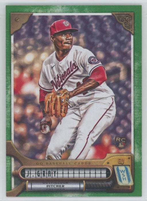 Josiah Gray 2022 Topps Gypsy Queen # 164 RC Green Border Washington Nationals - Collectible Craze America