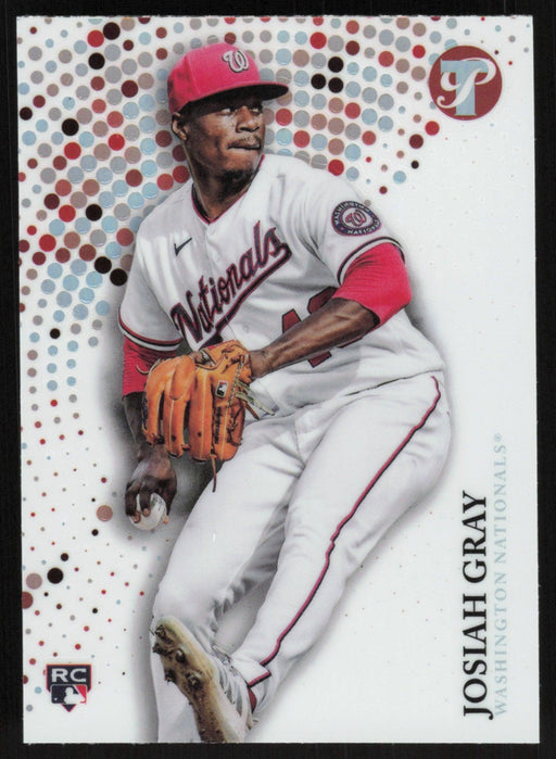 Josiah Gray 2022 Topps Pristine # 215 RC Refractor Washington Nationals - Collectible Craze America