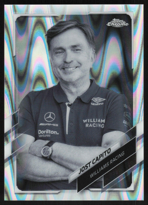 Jost Capito 2021 Topps Chrome Formula 1 # 90 B&W RayWave - Collectible Craze America