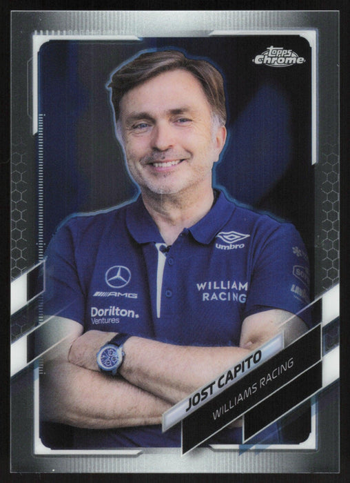 Jost Capito 2021 Topps Chrome Formula 1 # 90 Williams Racing - Collectible Craze America