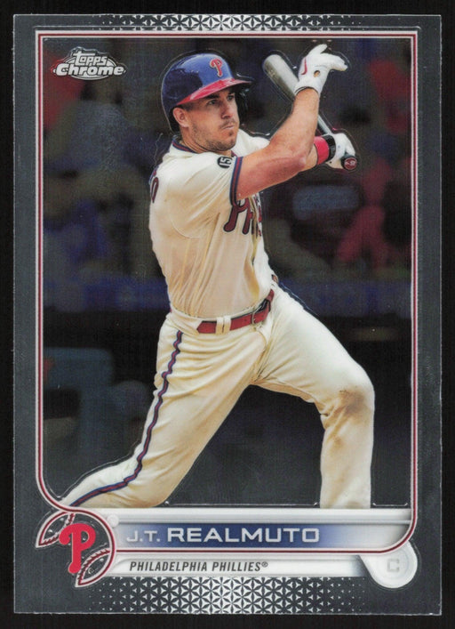 JT Realmuto 2022 Topps Chrome Baseball # 13 Philadelphia Phillies Base - Collectible Craze America